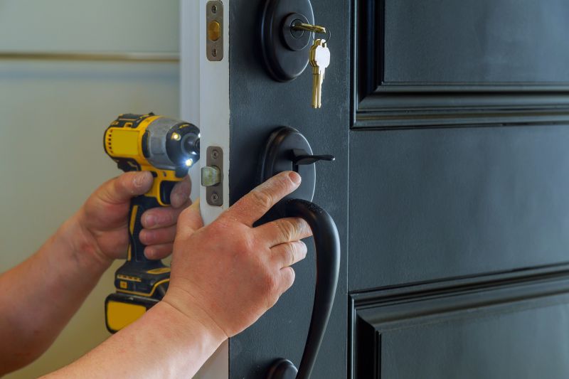 Locksmith Installing Deadbolt
